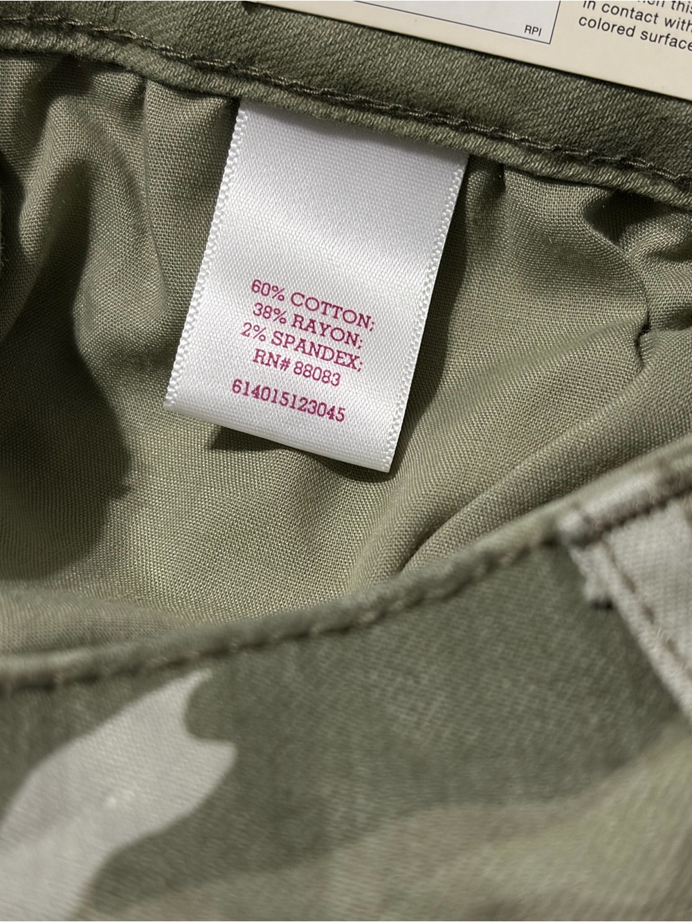 SO Juniors Olive Camo Jeggings - Green Camo - Picture 7 of 9
